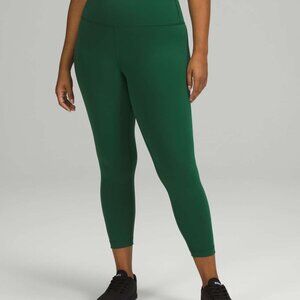 Lululemon Wunder Under Train High Rise Tight 25”, Size 18, Everglade Green